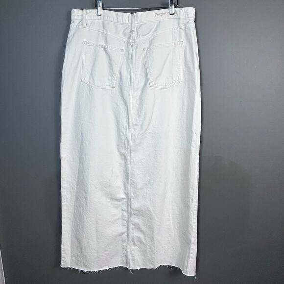 Favorite Daughter denim skirt size 16 / 18 cream long - Picture 5 of 11